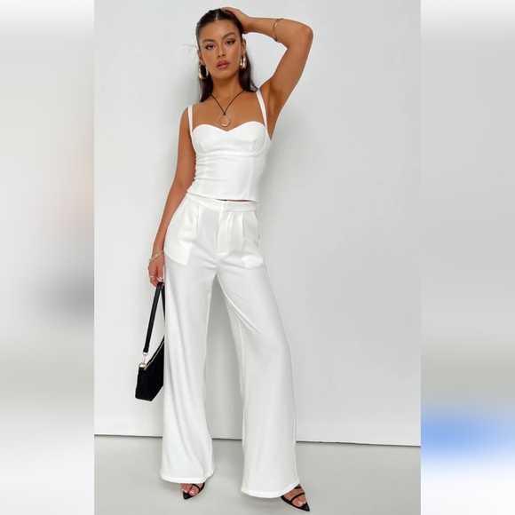 Princess Polly Pants - Princess Polly Briana Set White Size 6